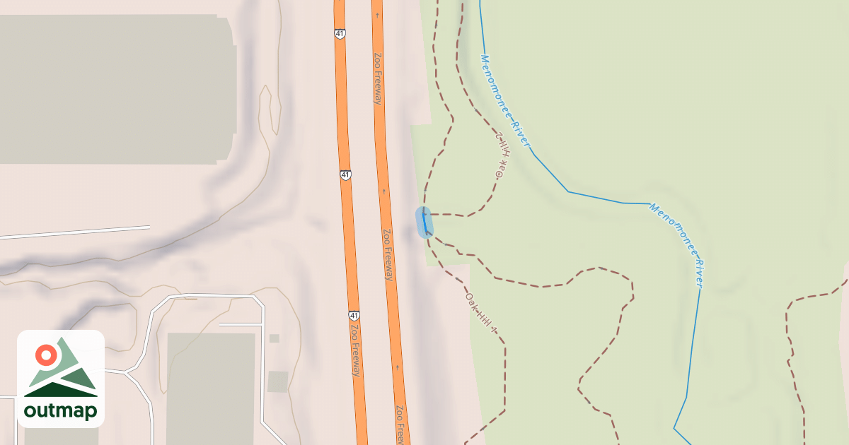 Map of Oak Hill Connector