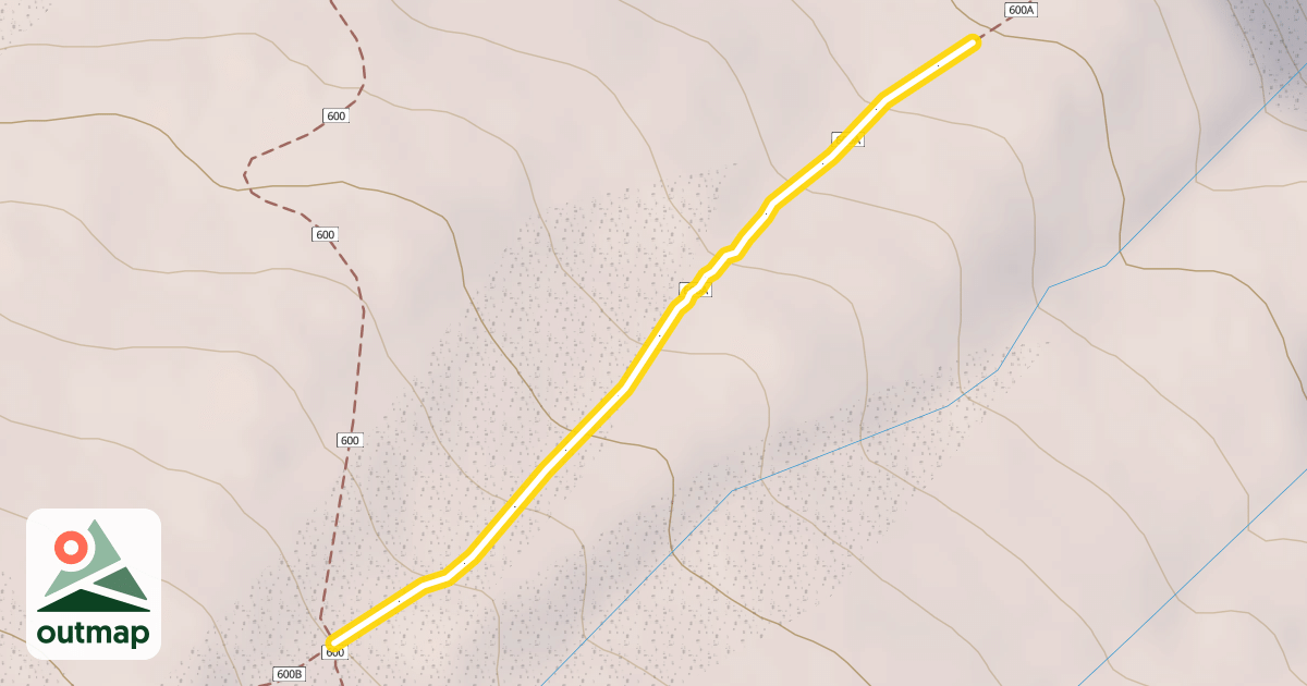 Map of Tilly Jane Trail #600A