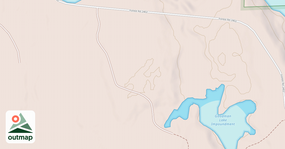 Map of BIG TOO MUCH LAKE SPUR O
