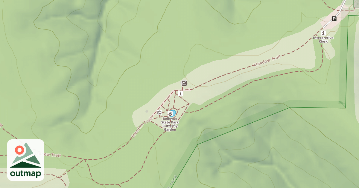Map of Butterfly Garden