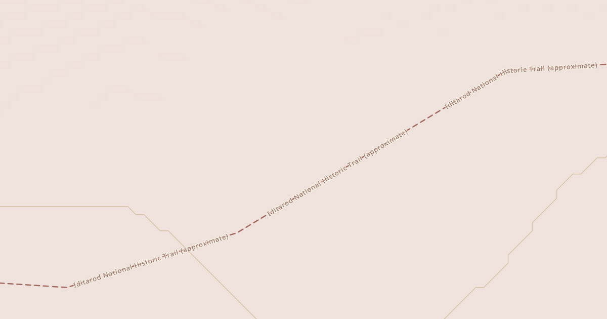 Map preview of Iditarod National Historic Trail