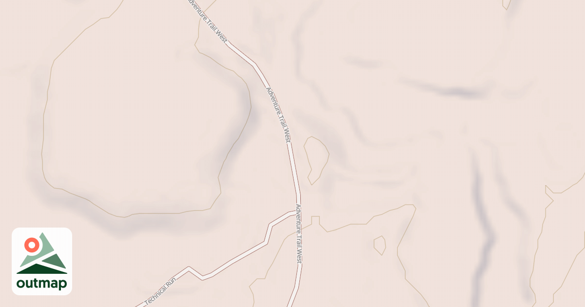 Map of Straight Arrows Trail