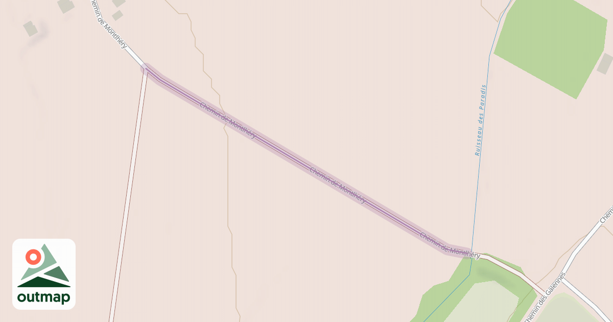 Map of Chemin de Montlhéry