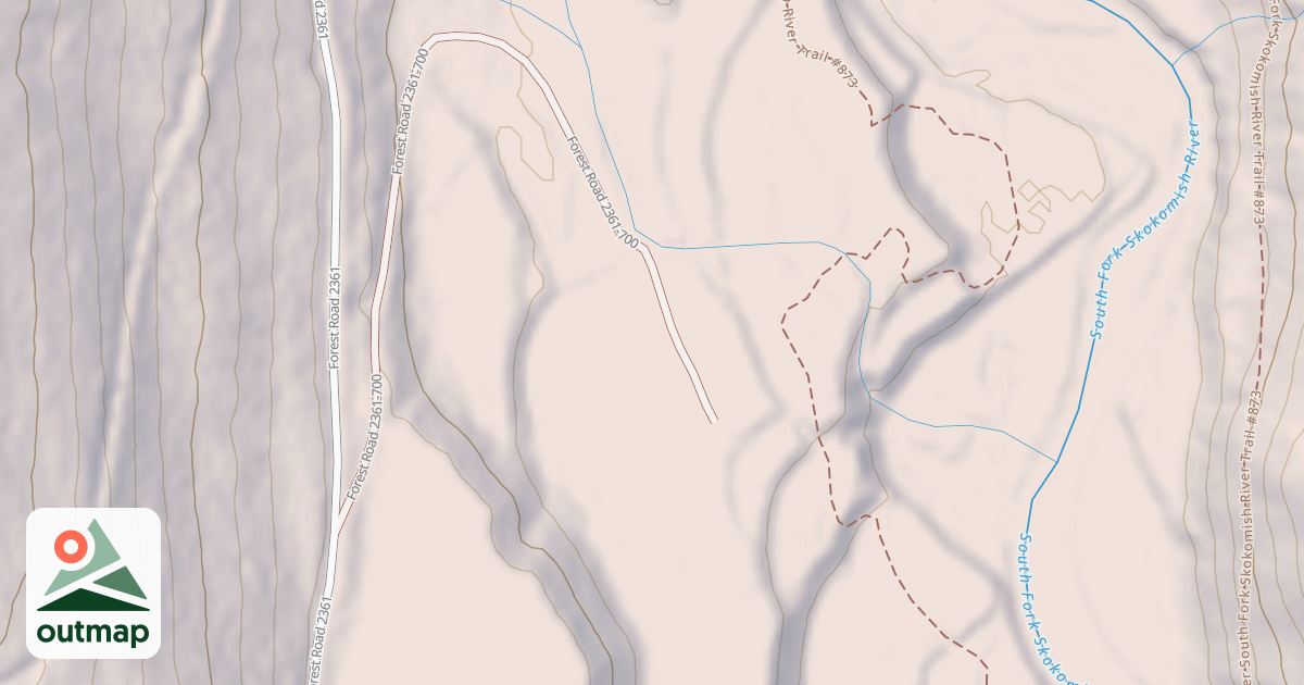 Map of SKOK LOWER S FK - LANEY TH