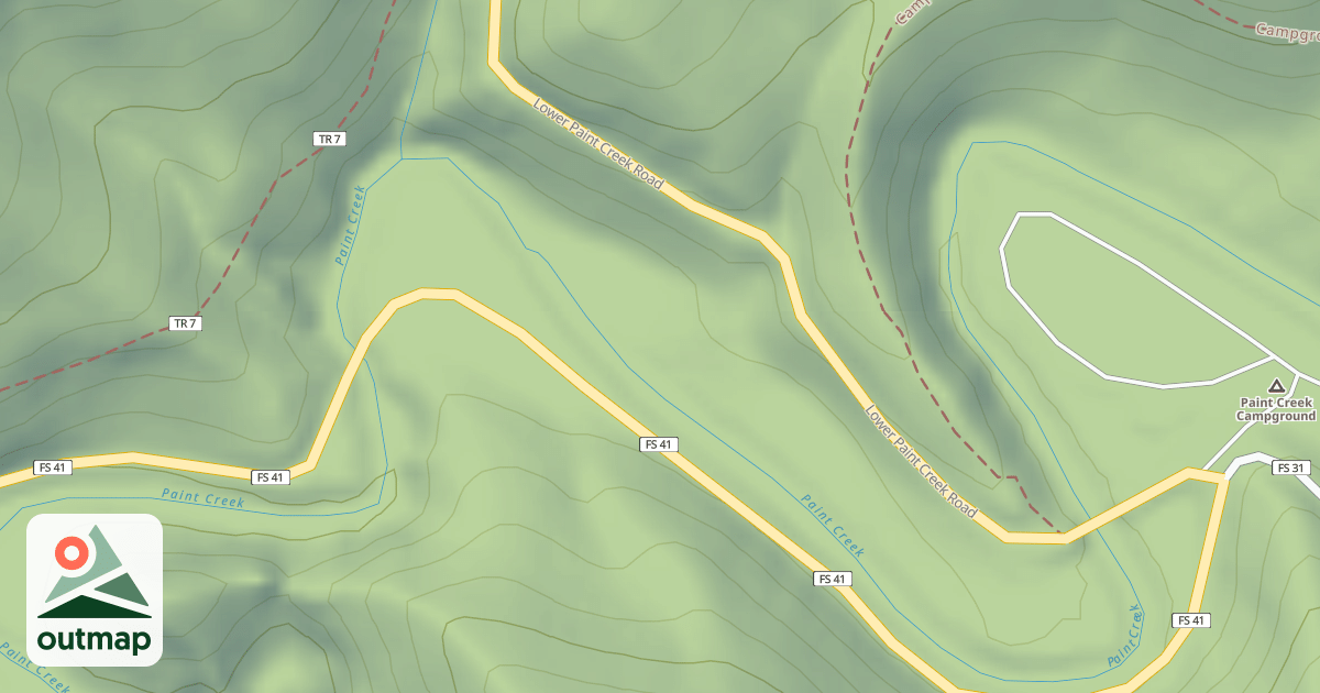 Map of OVERLOOK PARKING