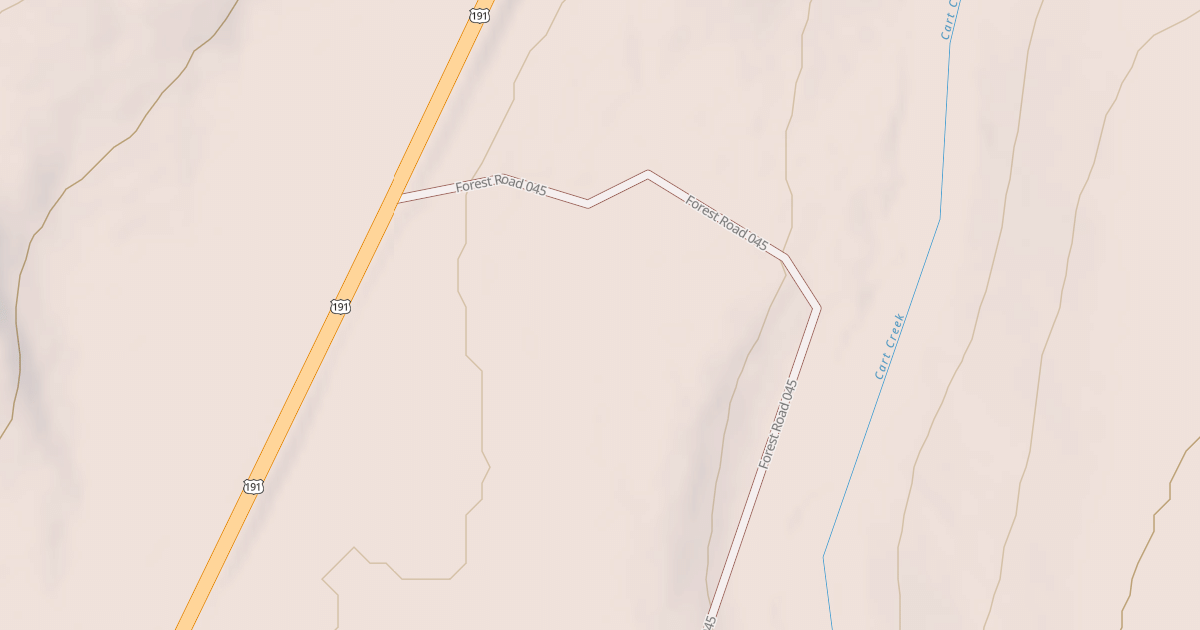Map preview of CART CREEK ACCESS