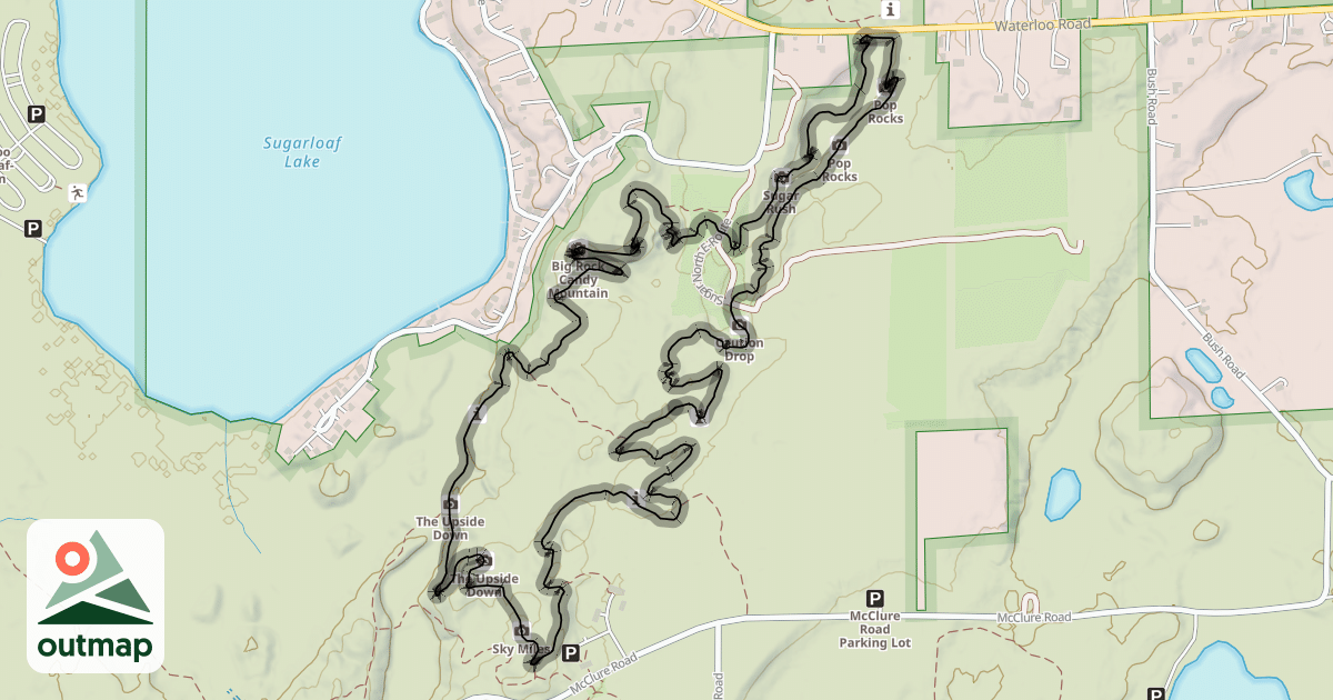 Map of Sugar Loop