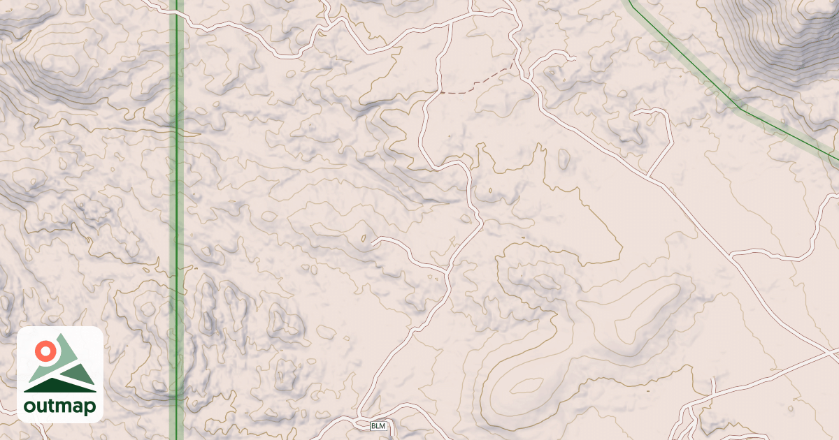 Map of BLM National GTLF Public Motorized Roads aa4a2d00-e097-4029-9055-9b8e01eb75bc