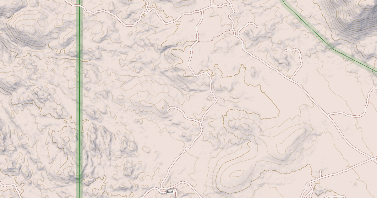 Map preview of BLM National GTLF Public Motorized Roads aa4a2d00-e097-4029-9055-9b8e01eb75bc