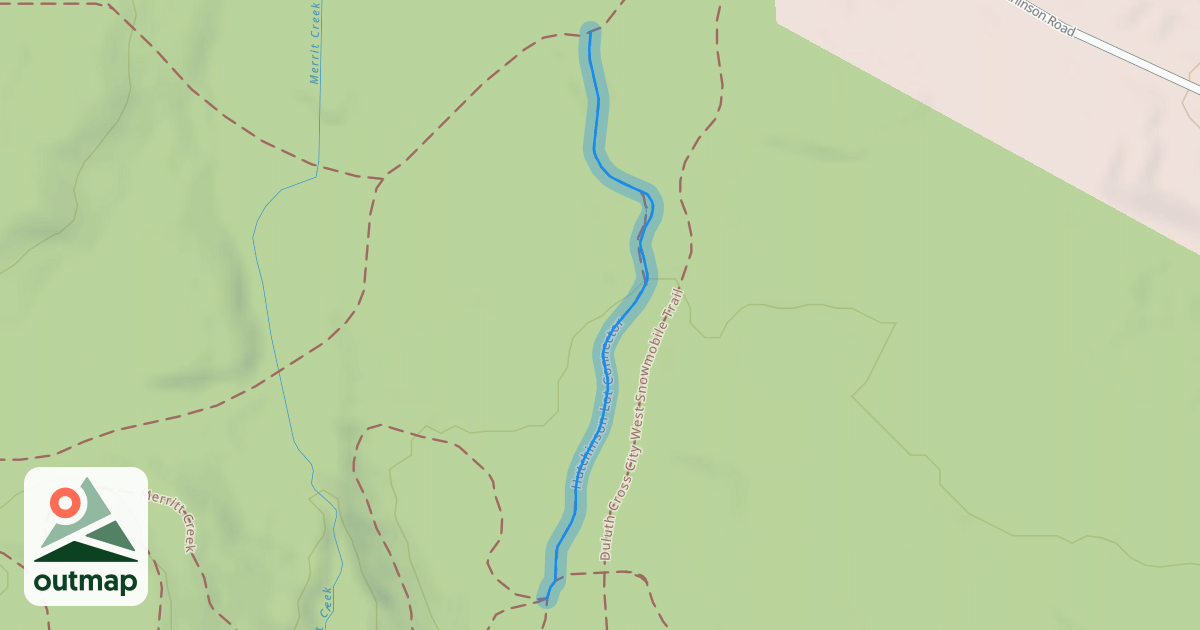 Map of Hutchinson Lot Connector