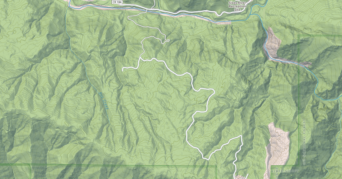 Map preview of CHINA PEAK