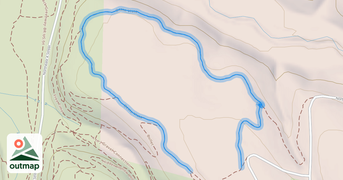 Map of Oeste Vista