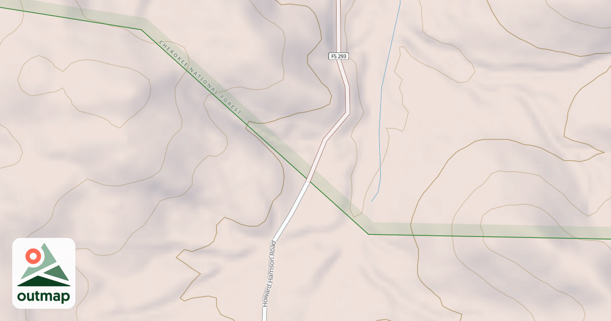 Map of BITTER END-LACY TRAP