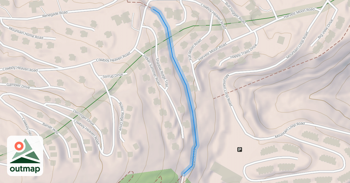 Map of Lodge Loop