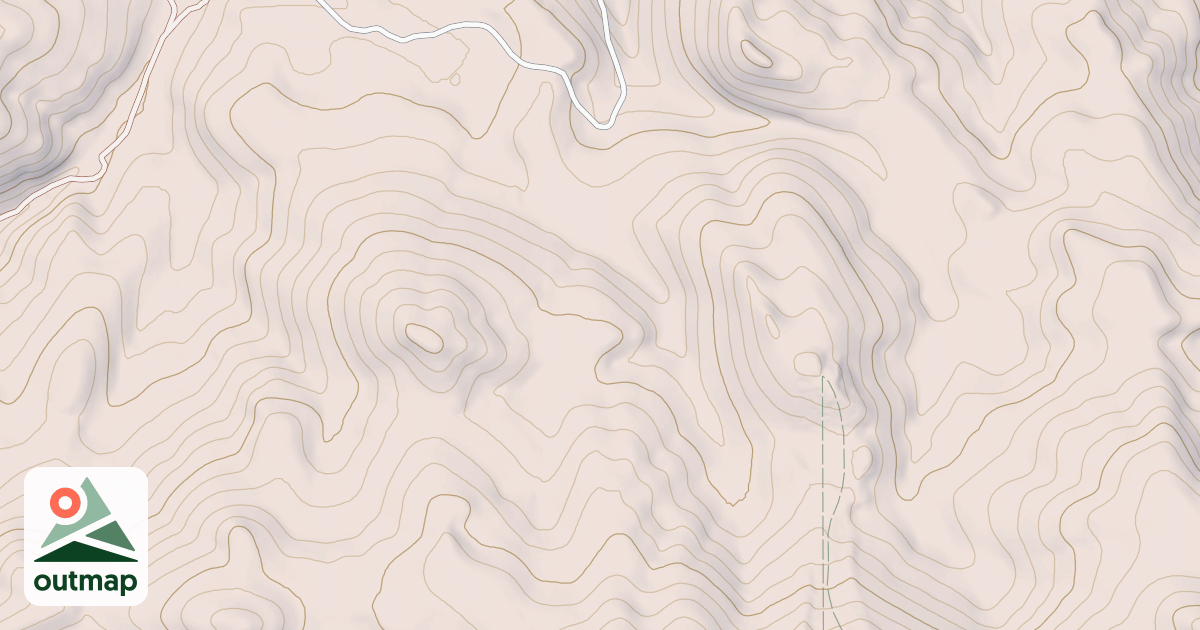 Map of Fossil Ridge Spur