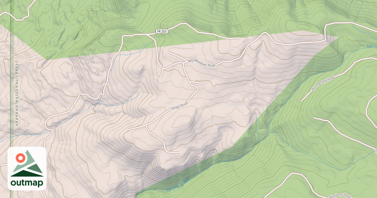 Map of BIG MEADOWS
