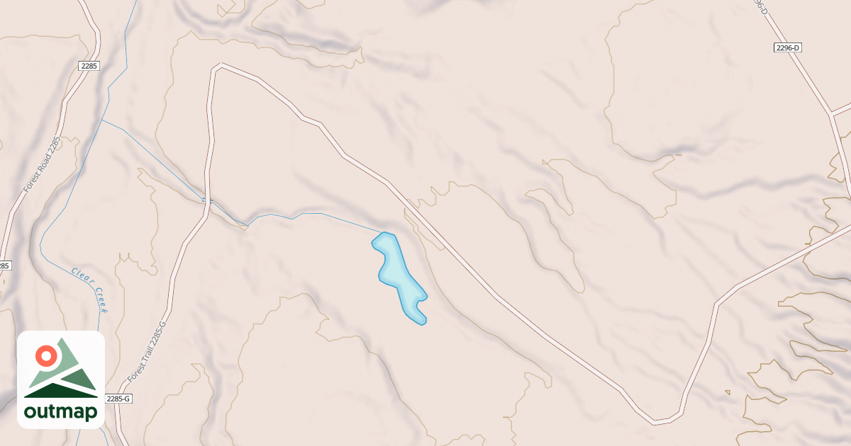 Map of USFS Motor Vehicle Use Map Trails 23980