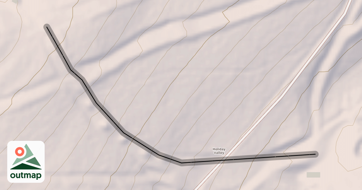 Map of Cross Cut