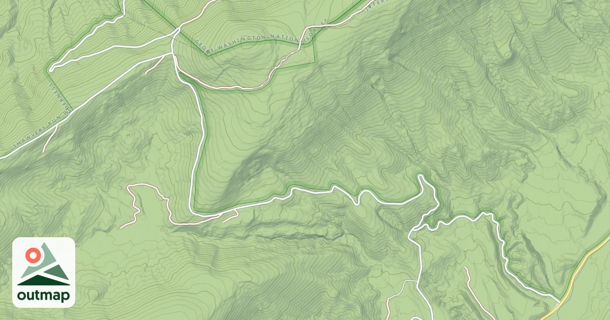 Map of SWEET SPRINGS TURNPIKE