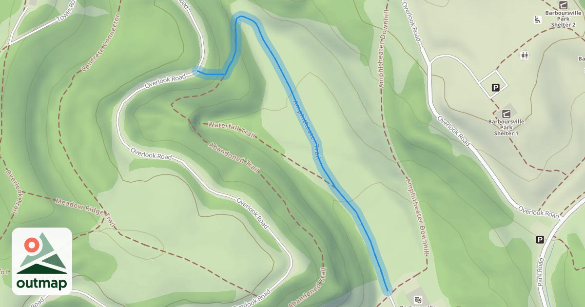 Map of Amphitheater Trail