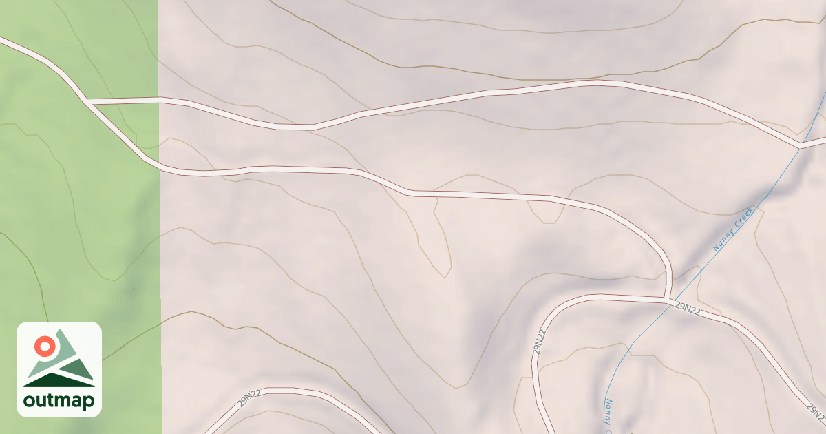 Map of MCGOWAN LAKE B