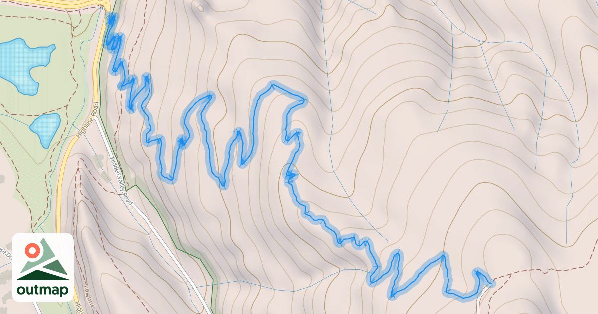 Map of Viewline Trail