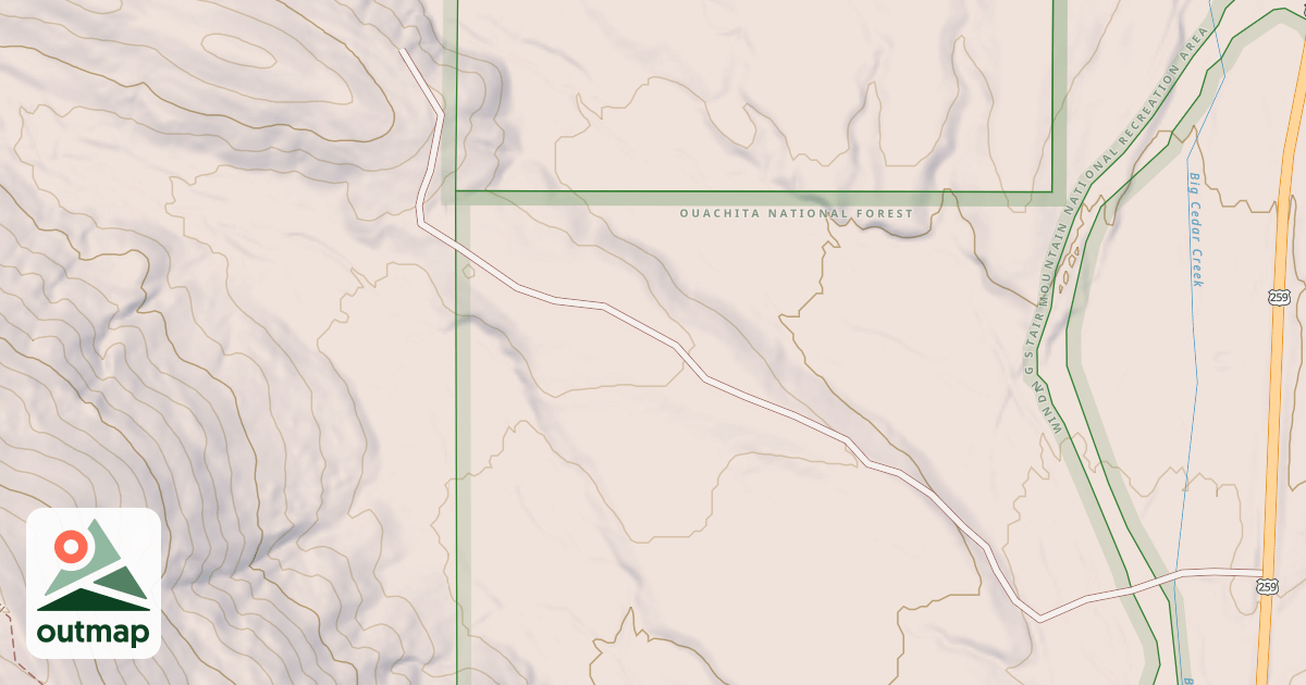 Map of OLD OIL WELL