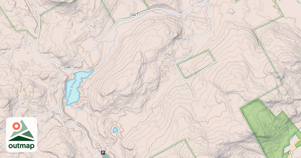 Map of Sunken Pond Bypass Snomo