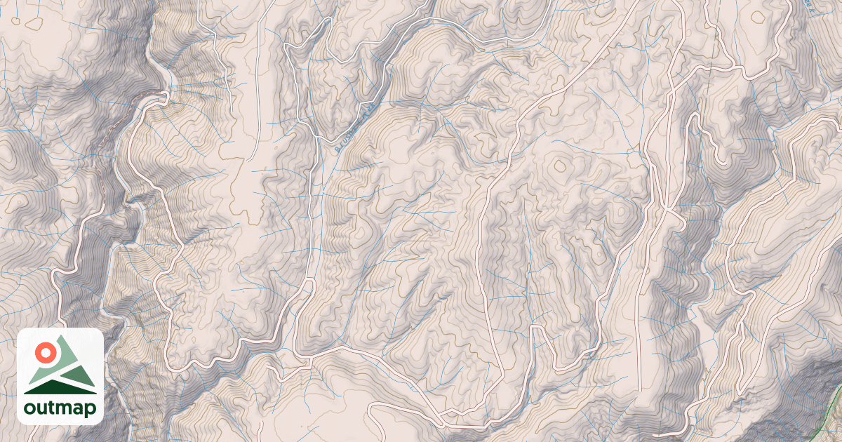 Map of BRUSHY CREEK