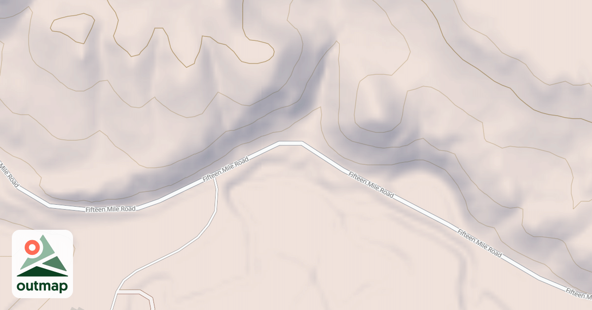 Map of FIFTEEN MILE
