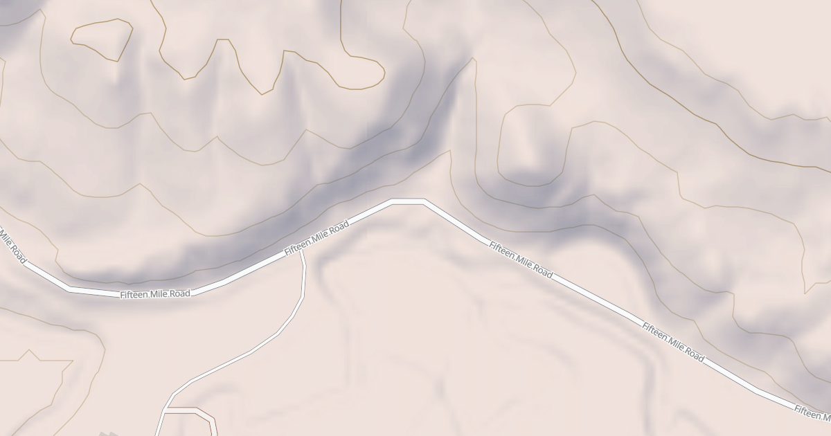 Map preview of FIFTEEN MILE
