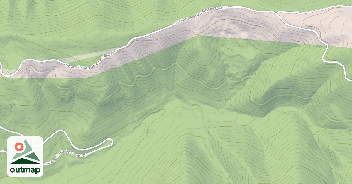 Map of TOWER BASIN