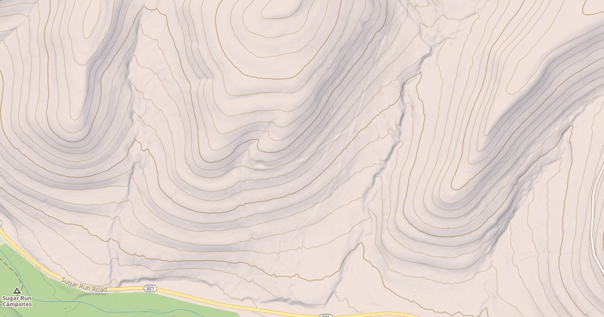 Map preview of SUGAR RUN