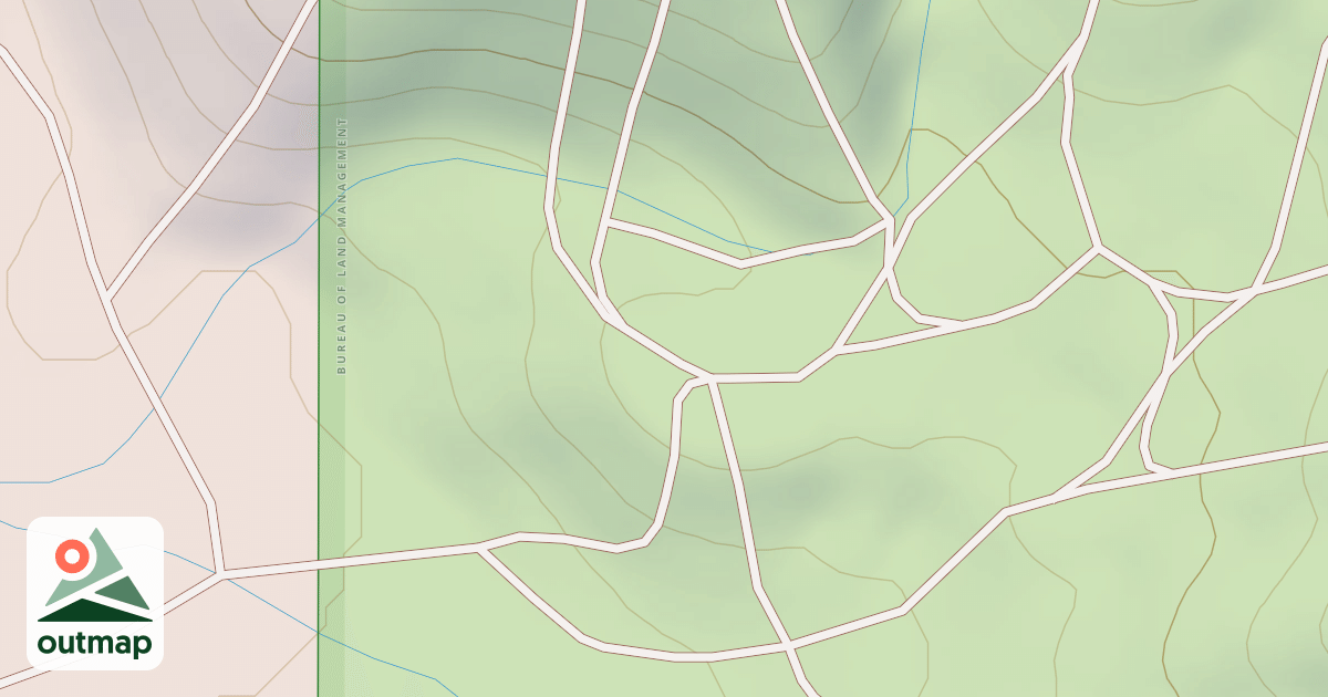 Map of BLM National GTLF Public Motorized Roads 6d3f04ab-4c87-49f7-adf5-71f4a777b8a0