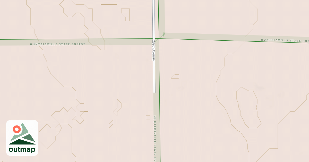 Map of Huntersville Trail