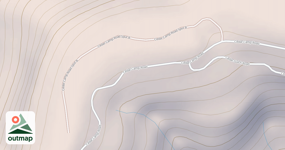 Map of CEDAR CAMP ROAD