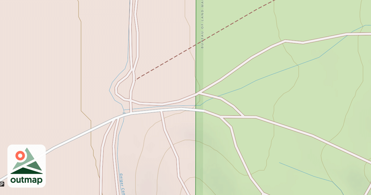 Map of BLM National GTLF Public Motorized Roads 2f6d351a-efff-4149-ba52-430148c053ca