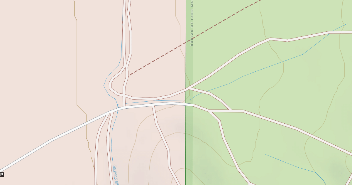 Map preview of BLM National GTLF Public Motorized Roads 2f6d351a-efff-4149-ba52-430148c053ca