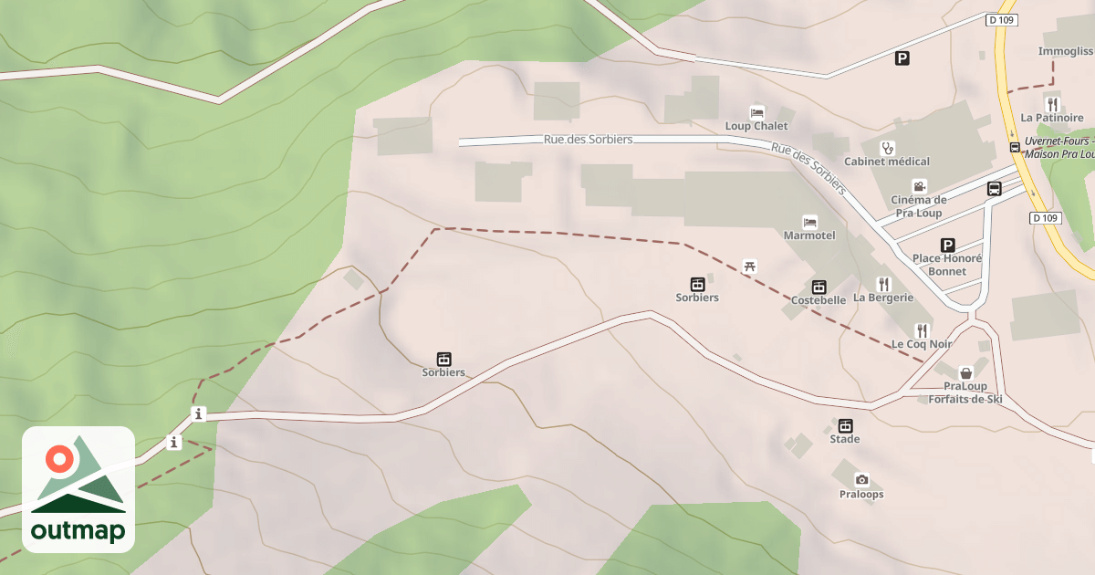 Map of Boarder Cross XS