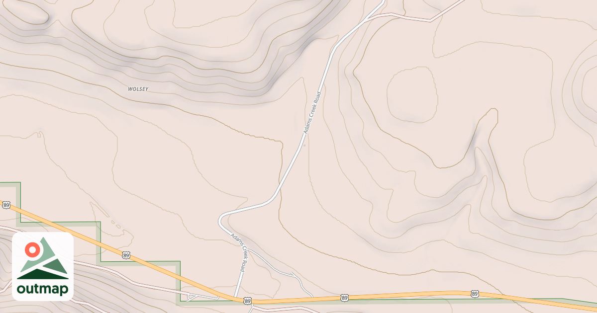 Map of JUMPING CREEK