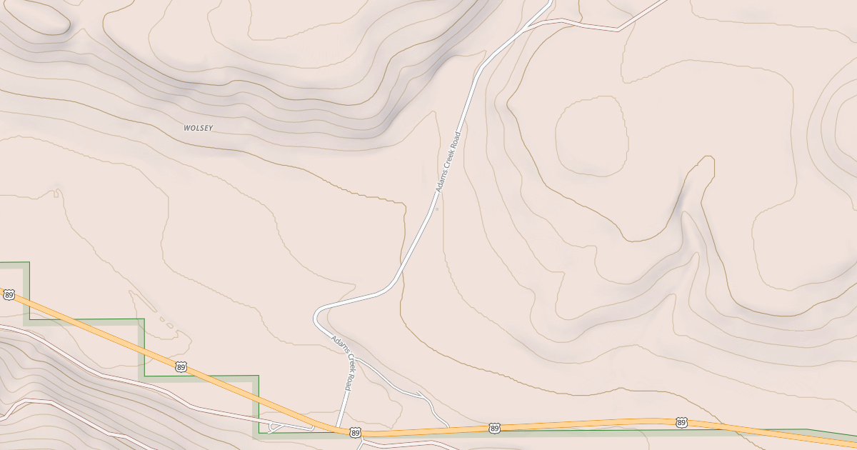 Map preview of JUMPING CREEK