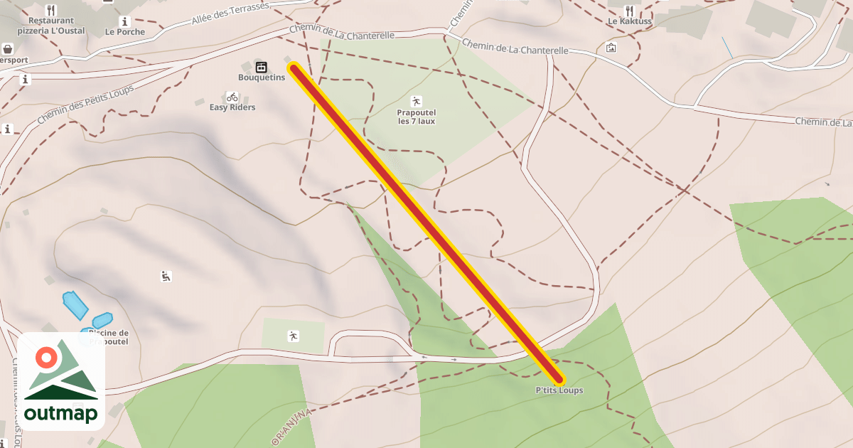 Map of P'tits Loups