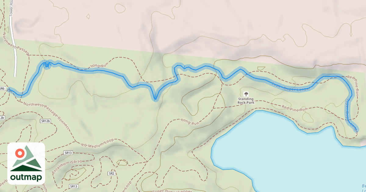 Map of Super Duper Looper