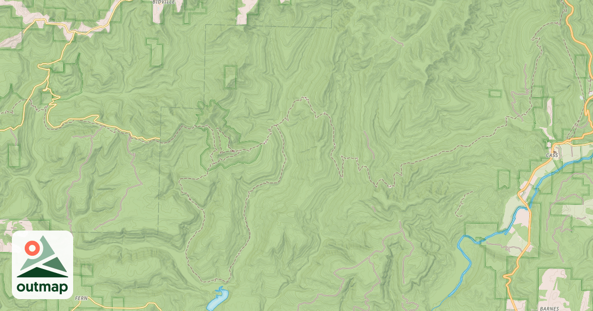Map of POTATO KNOB