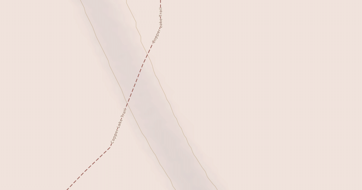 Map preview of Copper Lake Trail