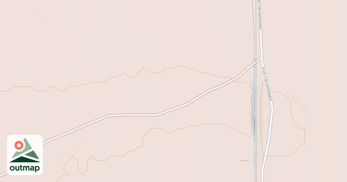 Map of Warroad/Roseau Trails