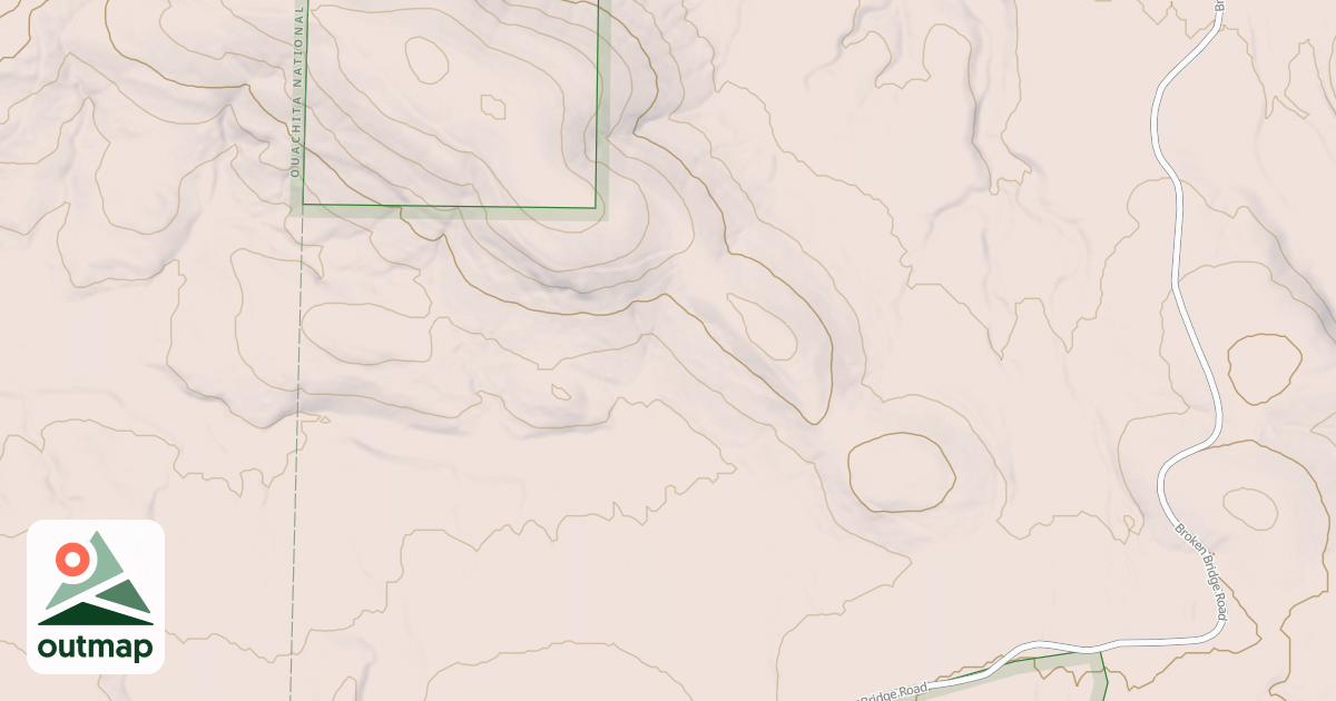 Map of MITCHELL RIDGE