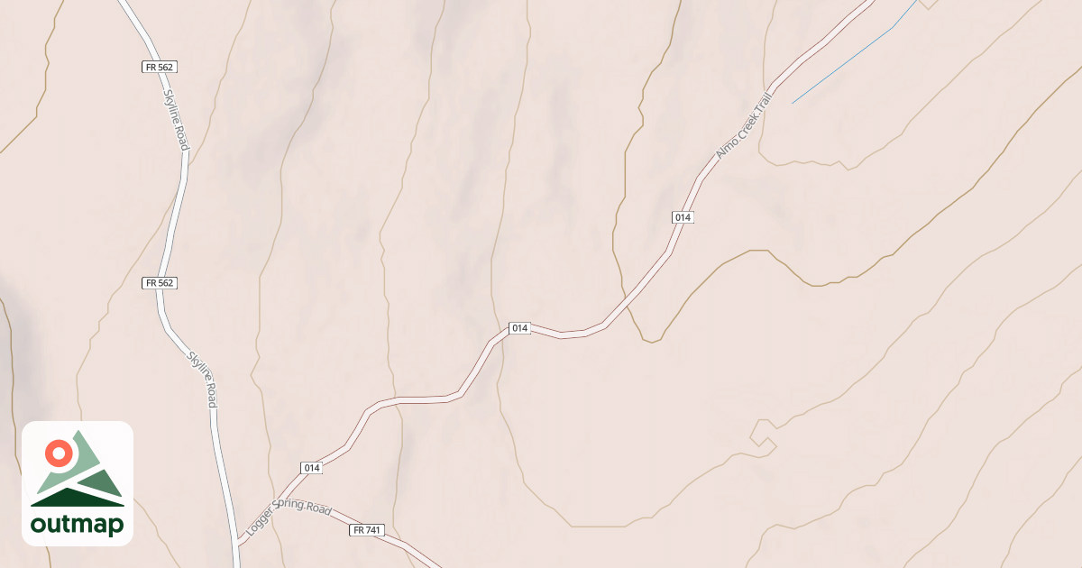 Map of ALMO CREEK
