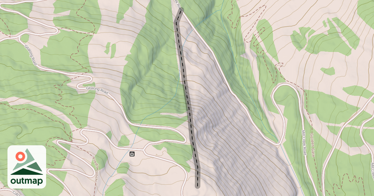 Map of Front Side Chutes