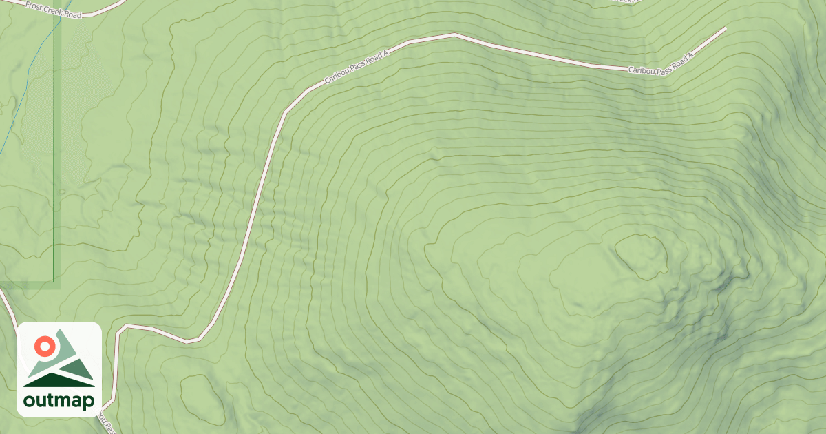 Map of CARIBOU PASS A